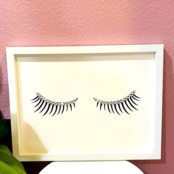 Hobby Lobby Eyelashes Wall Art - Picture 1 of 2